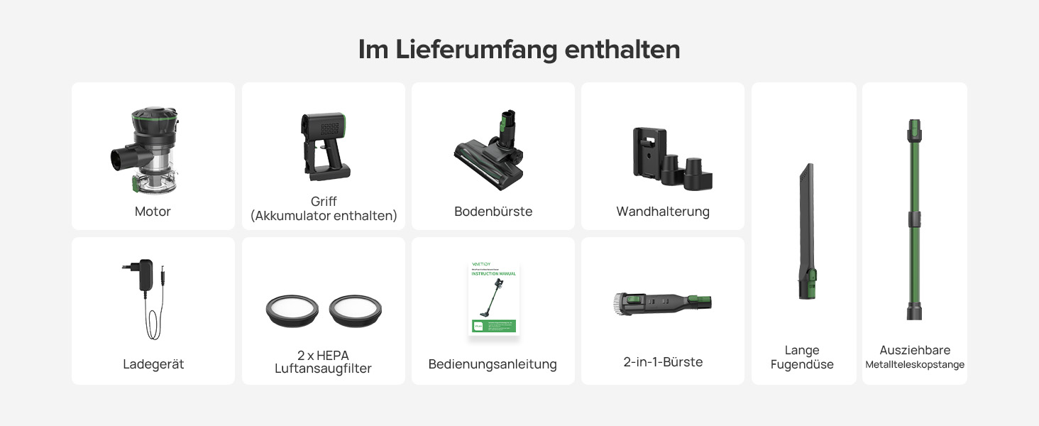Бездротовий акумуляторний пилосос Vexilar V9PRO: 500W, 45Kpa, 60 хвилин роботи, LED дисплей, для твердих поверхонь, килимів та шерсті тварин
