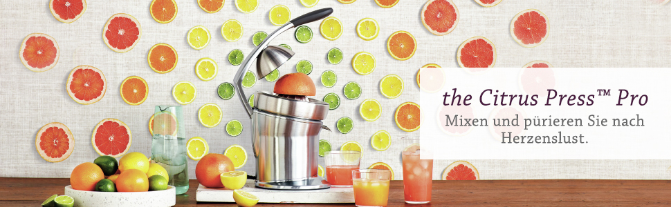 Соковижималка для цитрусових Sage Citrus Press Pro - Електрична, з нержавіючої сталі, з системою запобігання краплин, легка у догляді