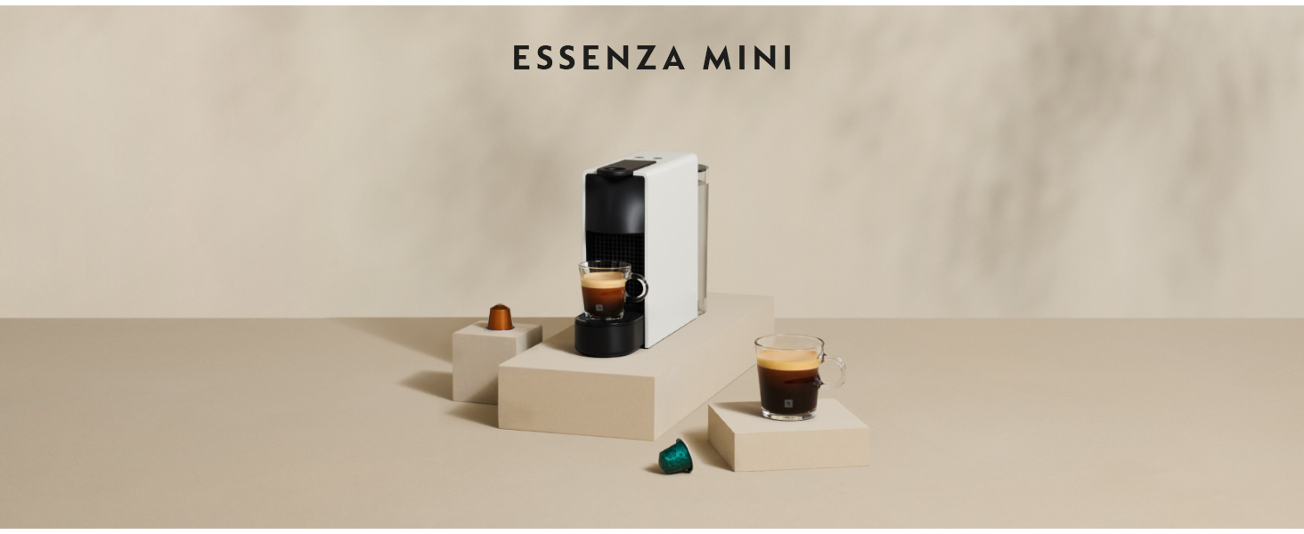 Кавомашина Nespresso Essenza Mini Krups чорна, 19 бар, капсульна, 0.6л, енергозбереження, XN1108