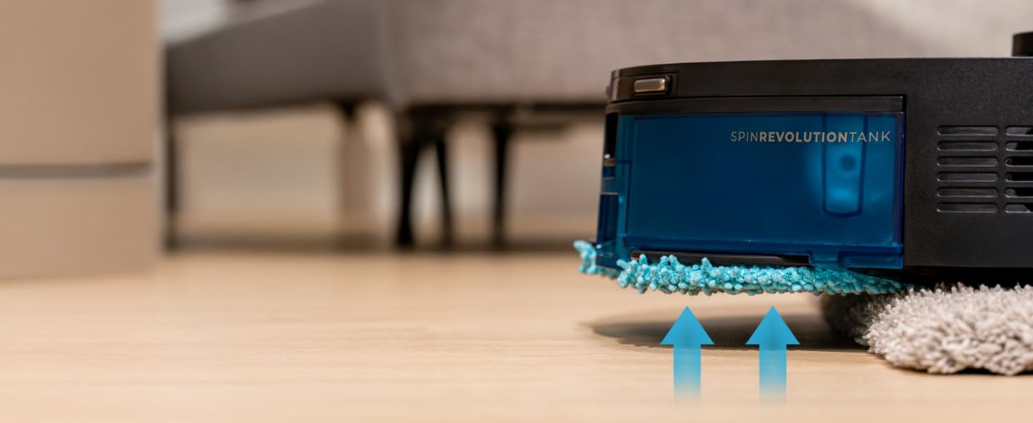 Робот-пилосос та робот-мийник Cecotec Conga M100 X-Treme з AI та керуванням через додаток. Потужність всмоктування 20000Pa, штучний інтелект, силіконова щітка Anti-Tangle, обертові мопи, автономність до 220м²