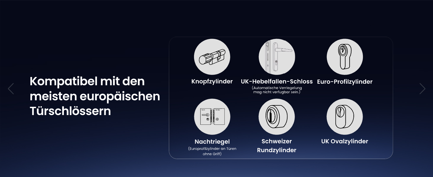 SwitchBot Smart Lock Pro: Розумний замок з акумулятором, Matter, WiFi, підтримка Apple Home, Alexa, Google Home, IFTTT, чорний