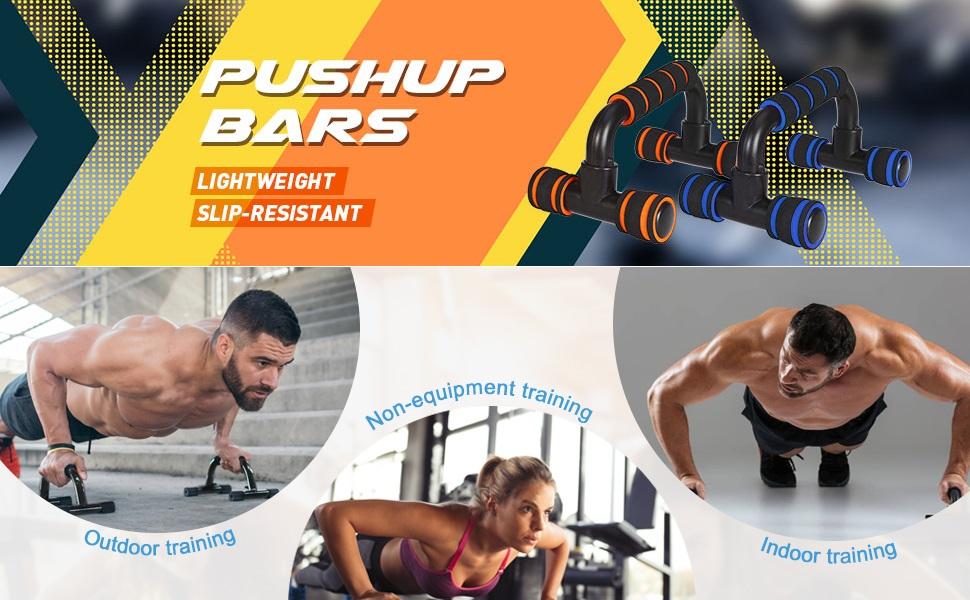 Стійки для віджимання Readaeer Push Up Stand Bars (чорні)