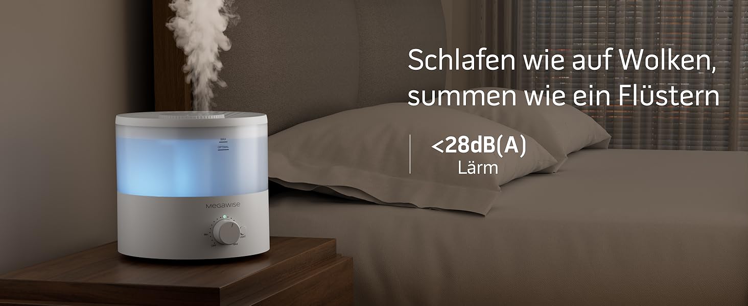 Набір з 2 ультразвукових зволожувачів повітря H1-XIT по 2л, білі, з верхнім наливом та нано-розпиленням для дитячої кімнати, спальні та вітальні