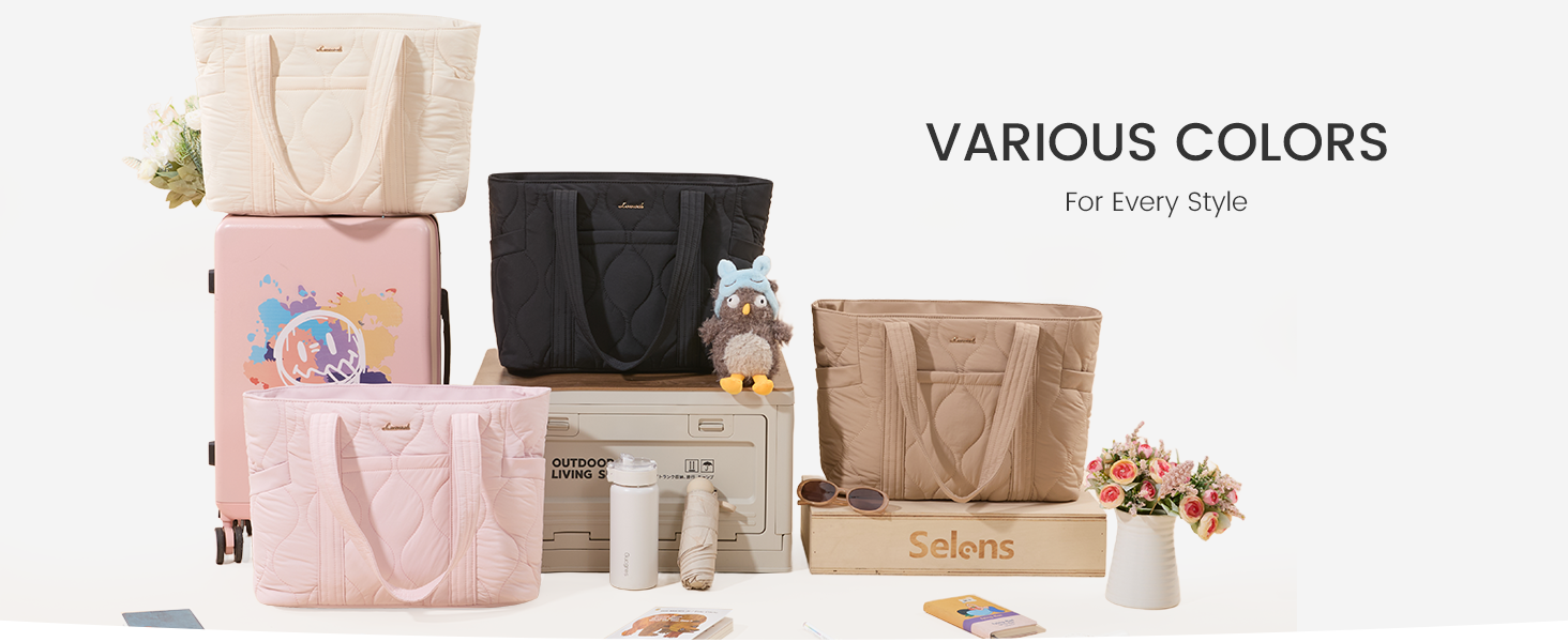 Сумка для ноутбука LOVEVOOK 15.6 дюймів, жіноча сумка-шоппер, велика містка сумка-тоут для роботи, навчання, подорожей, чорна