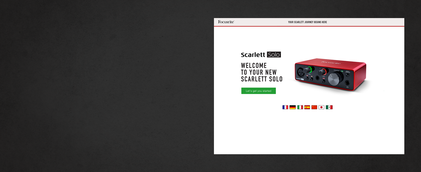 Focusrite Scarlett Solo 3rd Gen USB Аудіоінтерфейс для гітаристів, вокалістів та музикантів - Bundle