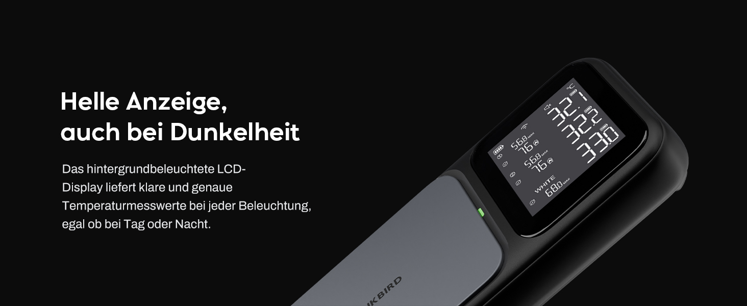 Бездротовий термометр для м'яса Inkbird INT-33-BW з WiFi 5G та Bluetooth 5.4, 3 сенсорні щупи, водонепроникний IP67 для гриля, духовки та BBQ