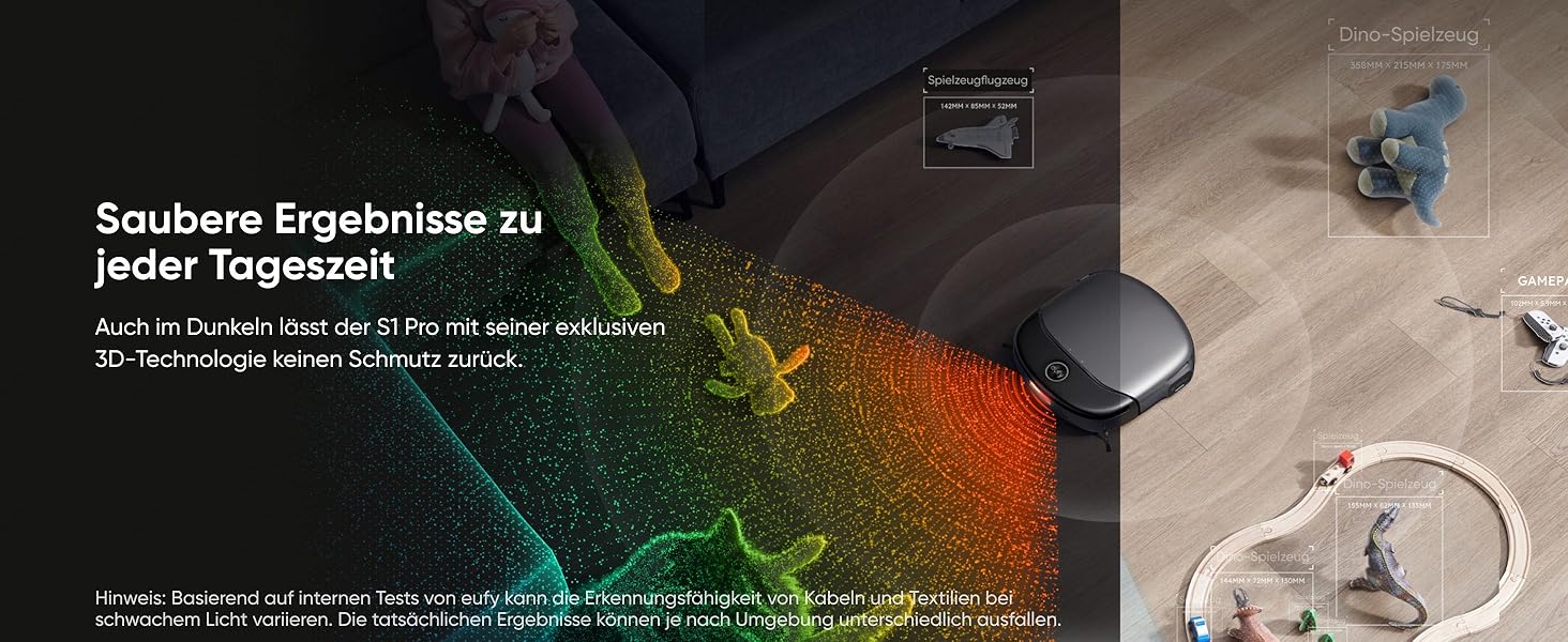 Робот-пилосос eufy L60 з базою самостійного очищення, потужність 5000Pa, захист від намотування волосся, 60 днів без випорожнення, iPath лазерна навігація (відновлений) (S1 Pro)