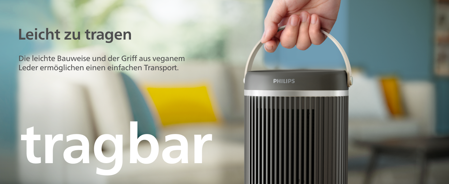 Керамічний тепловентилятор-товпік Philips Smart 5000 серії, 2000 Вт, чорний