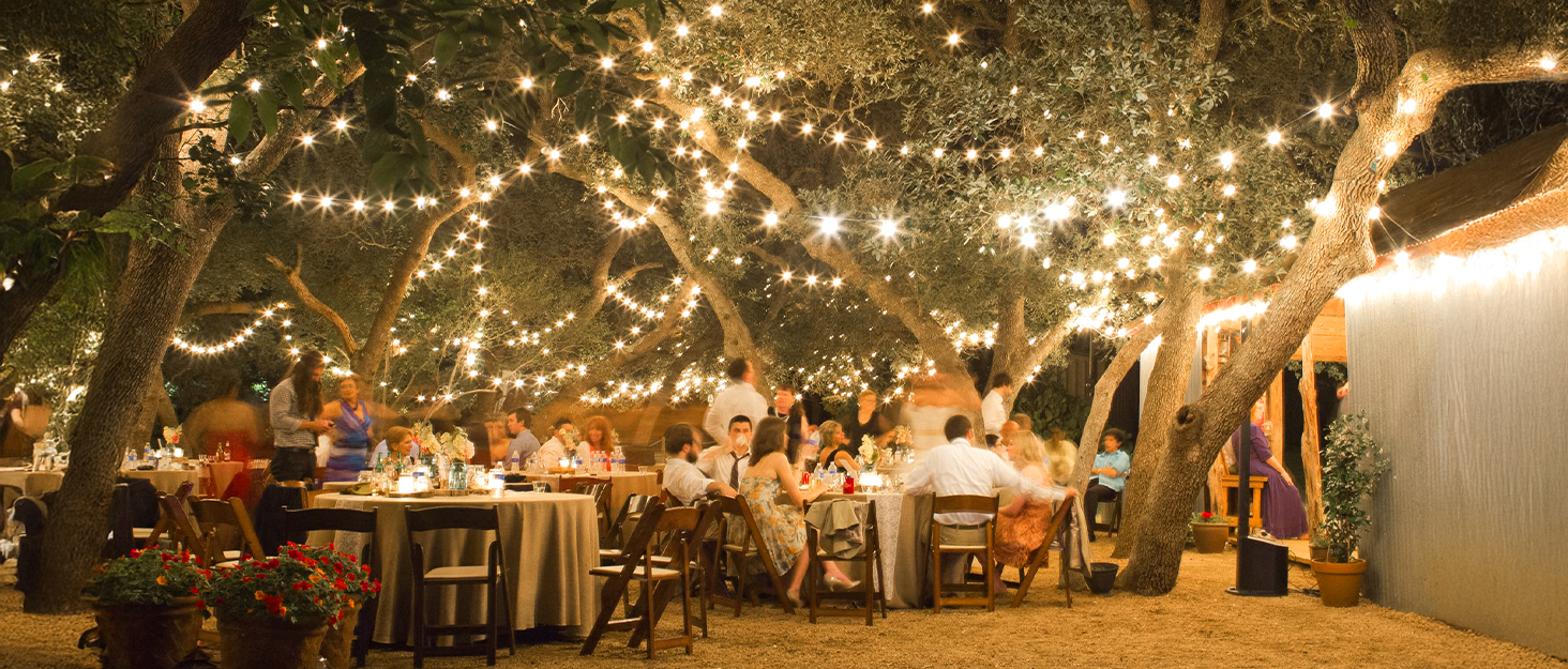 Світлодіодна гірлянда для вулиці 30 метрів - 100ft, IP44, для саду, павільйону, балкону, тераси, вечірки. Гірлянда з лампочками G40, вологостійка