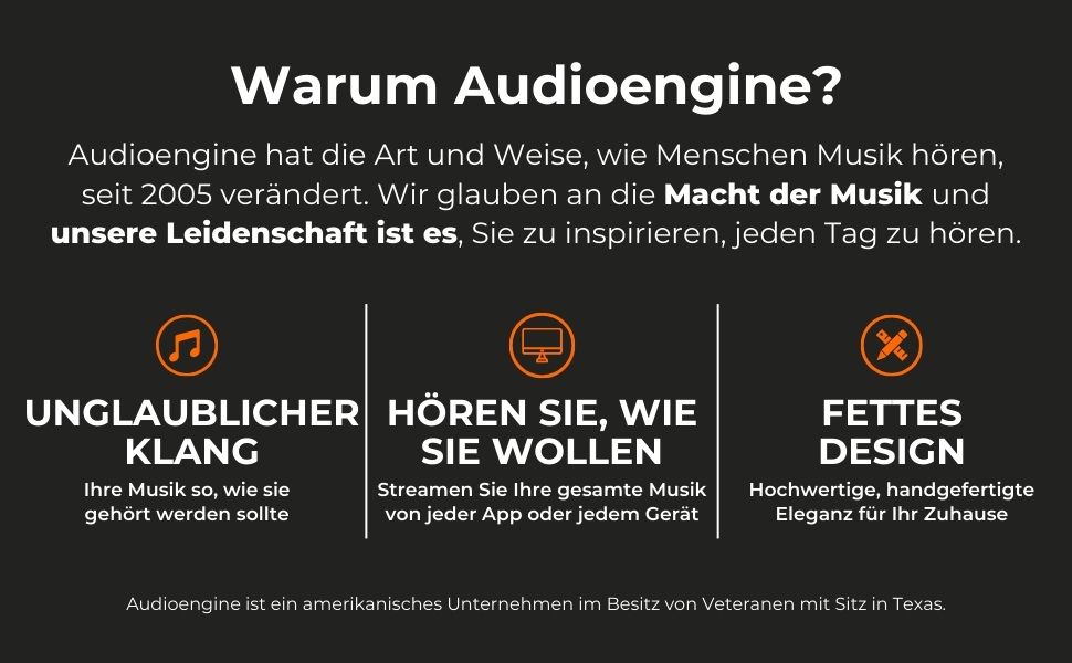 Активний сабвуфер Audioengine S6 15 см, компактні і потужні баси - 210 Вт