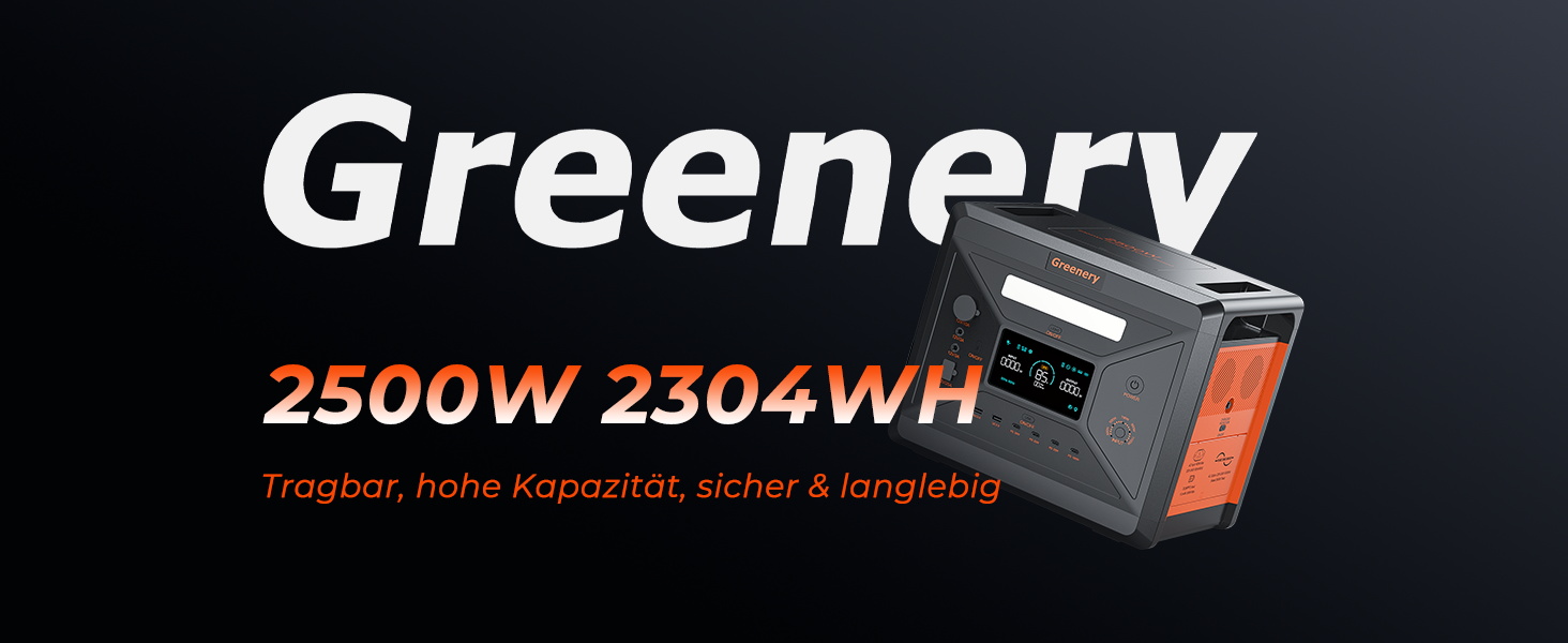 Портативна сонячна електростанція SolarPlay 2500Wh з сонячною панеллю 200W, 2500W, LiFePO4, AC/USB, для кемпінгу, RV, надзвичайних ситуацій (G2500)