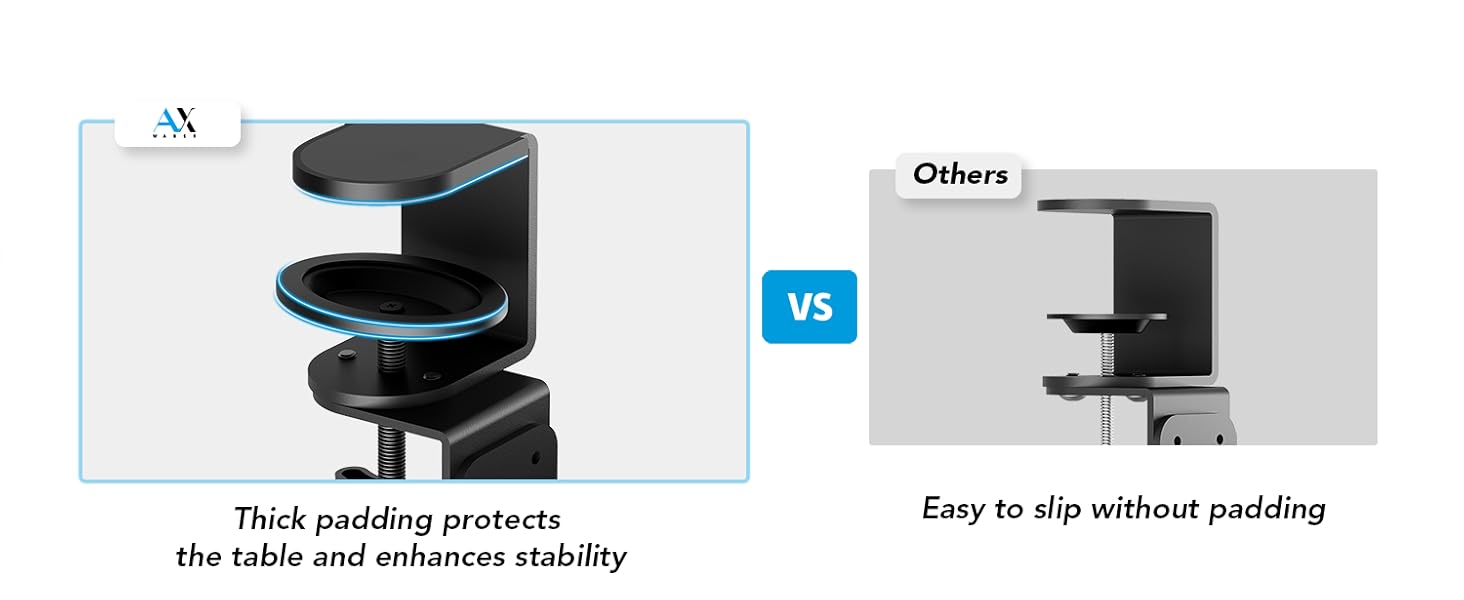 Висувна підставка для клавіатури під стіл з К-кріпленням, великого формату, стійка, ковзна платформа 838 мм x 280 мм, висувна платформа для комп'ютера (Чорний)