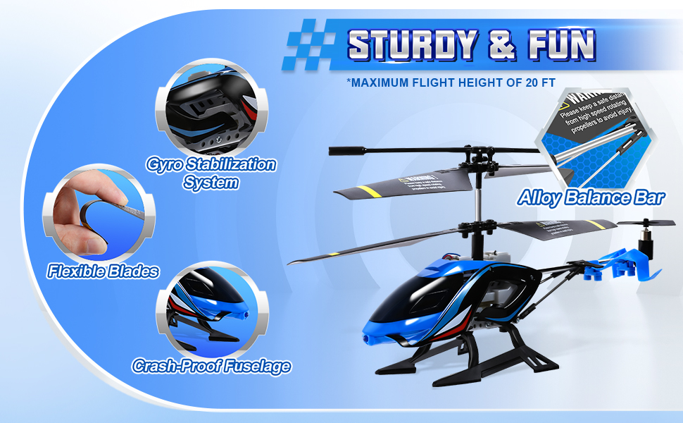 RC Гелікоптер на радіокеруванні 2.4G з LED підсвіткою для дітей та підлітків 8-12 років