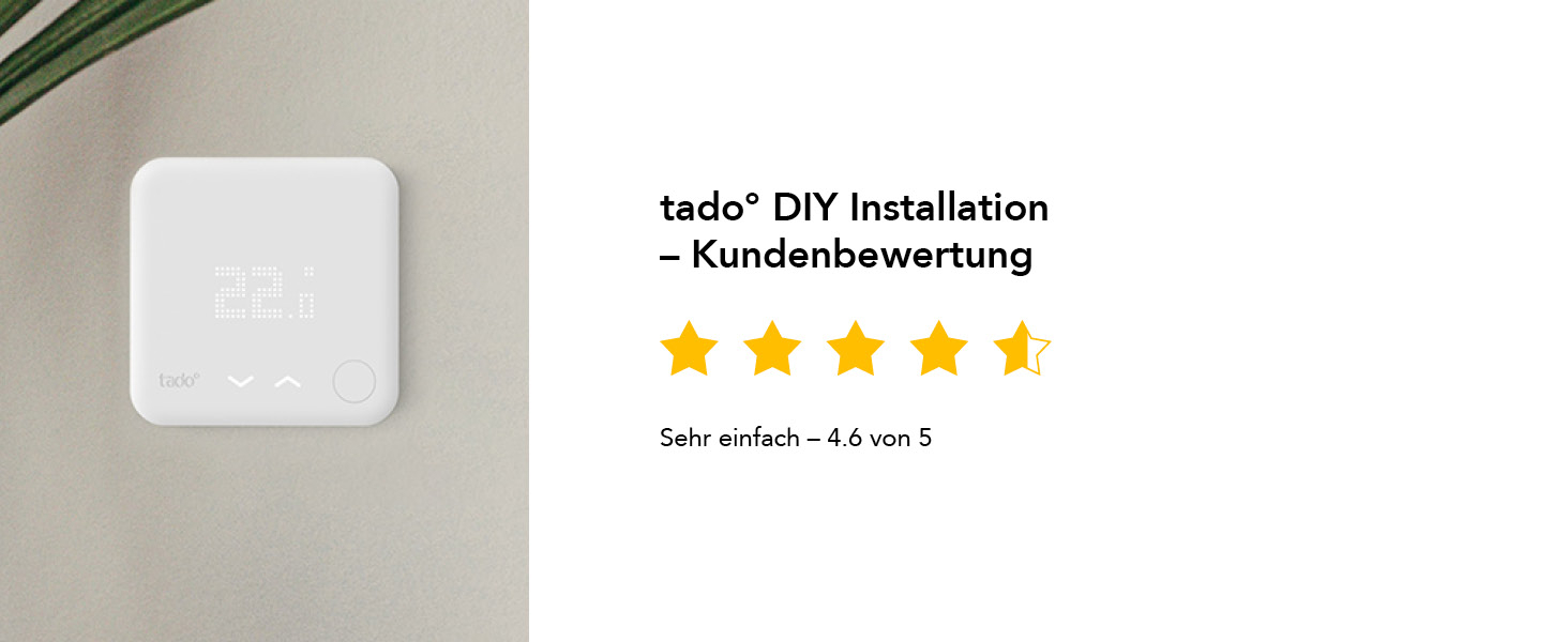 Термостат на радіатор Tado Smart X V3+ з керуванням через додаток (Alexa, Siri, Google Assistant) для економії енергії та опалення - DIY встановлення