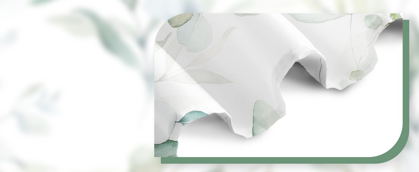 Шторка для душу 180x220 см, антигрибкова, з тропічним дизайном (зелені пальмові листя, евкаліпт, гриби), водонепроникна, з поліестеру, придатна для прання, для ванної кімнати, з 12 гачками