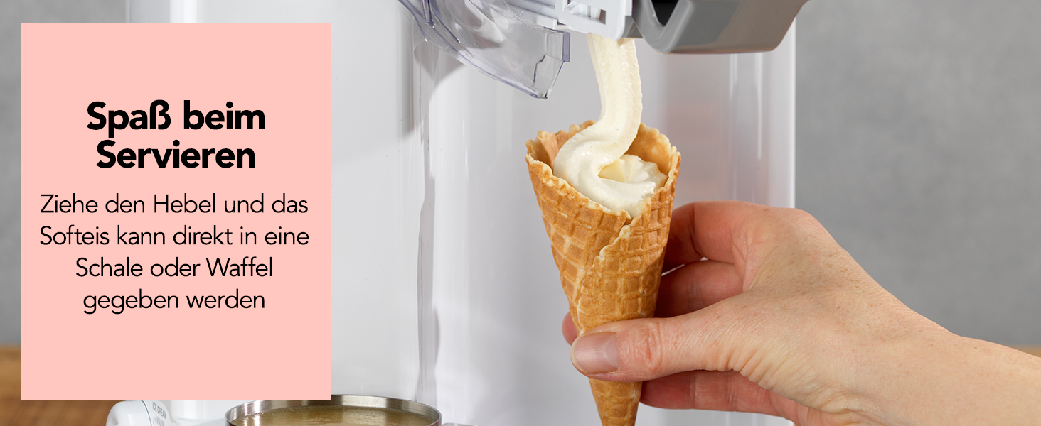 Морозивниця Cuisinart ICE48U для м'якого морозива, джелато, сорбету, безмолочного морозива та замороженого йогурту з автоматичним диспенсером топінгів, 1,42 л, 6 порцій, швидке приготування за 20 хвилин, легке очищення