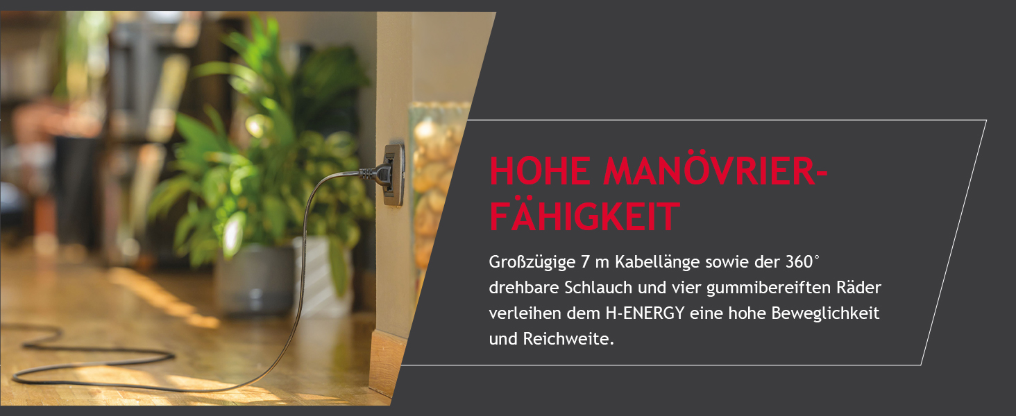 Пилголом Hoover HE520 з мішком 3,5 л, тихий (69 дBA), автоматична система видалення мішка, фільтр EPA, насадка для тварин