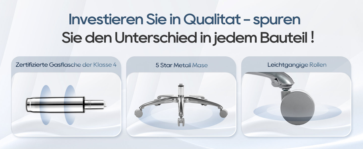 Органічний офісний крісло Colamy з підніжкою, 3D-підлокітниками, підголовником, підтримкою попереку та дихаючою сіткою – крісло для офісу та дому (Сірий)