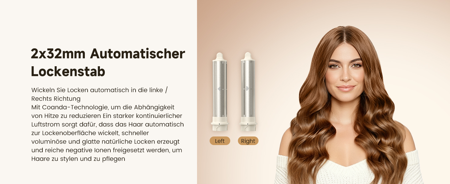 Slopehill Airstyler 5-в-1: Фен-щітка, плойка, випрямляч для волосся (Золотий)