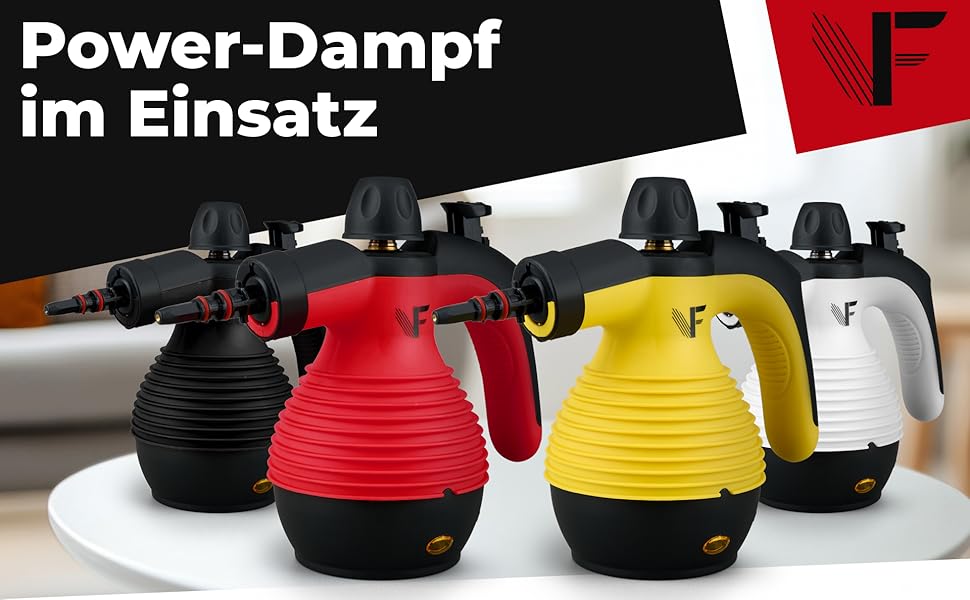 Пароочисник ручний Neighbor's Friend® Нова модель – Потужний ручний пароочисник, 3,5 Bar, кабель 4м, бак 350мл. Для авто, майстерні, дому та миття вікон. Пароочисник – Чорний