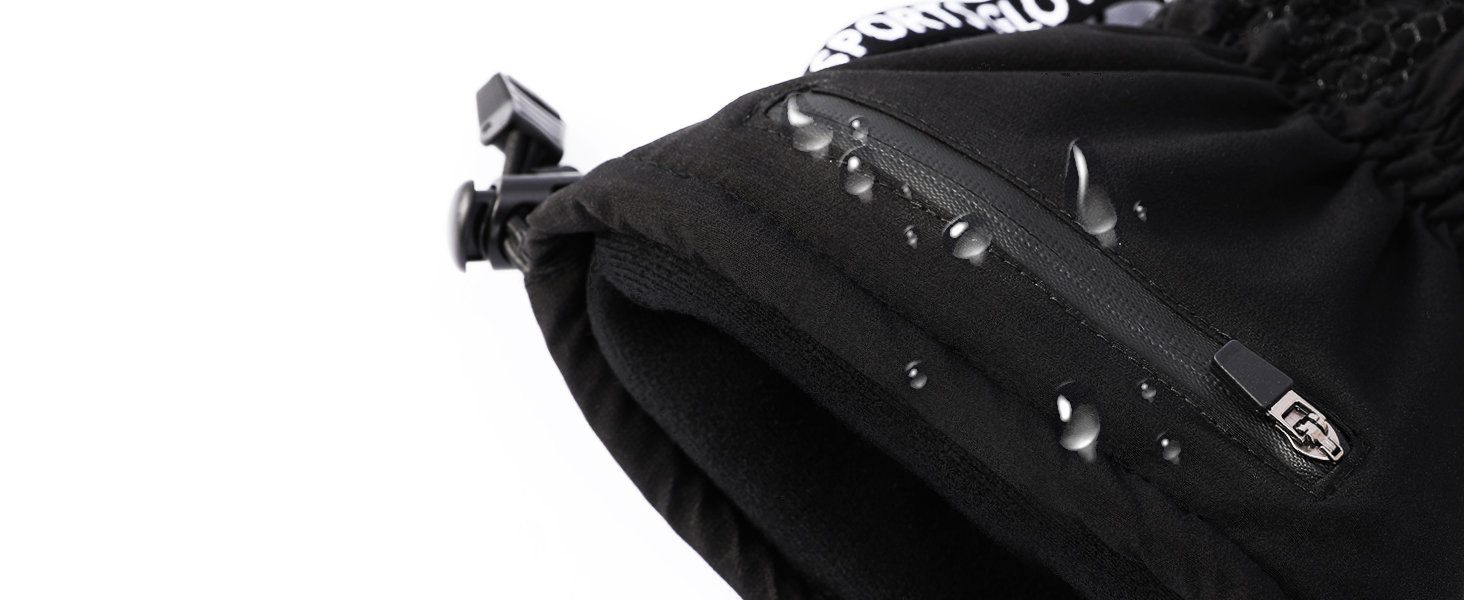 Електричні гріючі рукавички Rasfalo для чоловіків та жінок, акумулятор 2600mAh, 3 режими нагріву, водонепроникні, чорні