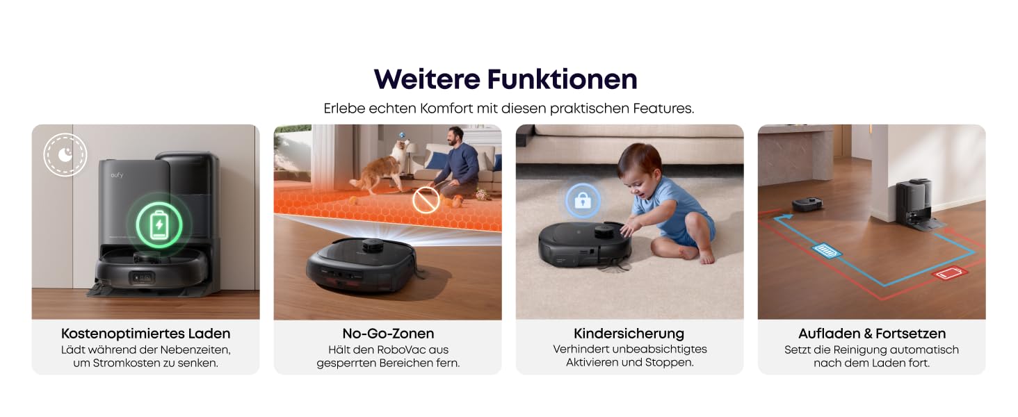 Робот-пилосос Eufy Omni E25 HydroJet з функцією миття, 20000Pa, Turbo-сила всмоктування, щітки DuroSpiral, CornerRover для кутів, станція All-in-One, для тварин та дітей