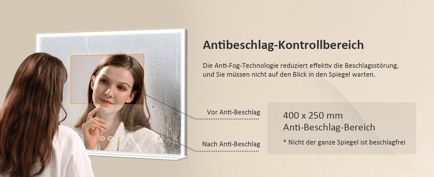 Дзеркало для ванної кімнати EMKE з підсвічуванням 80x60 см, з полицею, антизапар, регульоване холодне біле світло 6500K, сенсорне управління, функція пам'яті, прямокутне дзеркало для ванної кімнати (з полицею) 80Ш x 60В см