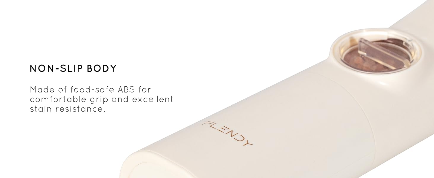 Електричні мельниці для солі та перцю Flendy, набір 2 шт. з USB-C зарядкою, для сухих спецій (кремовий)