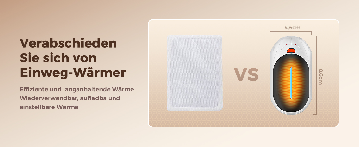 Електричні грілки для рук 2 шт., 6000mAh, ультратонкі, перезаряджувані, портативні, для кемпінгу, спорту, подарунок на Новий рік