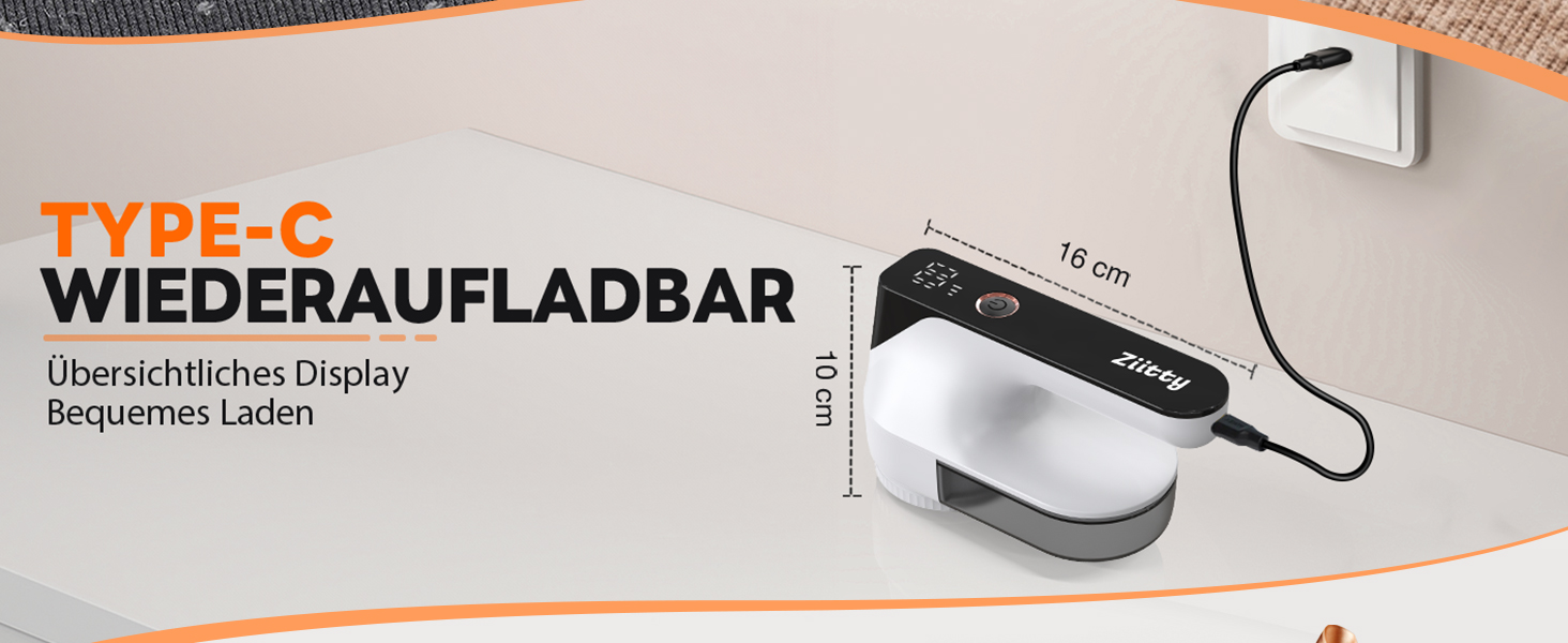 Електричний видальник ворсу Ziitty: 3 режими, 6 лез, для різних тканин. Ідеально для сім'ї