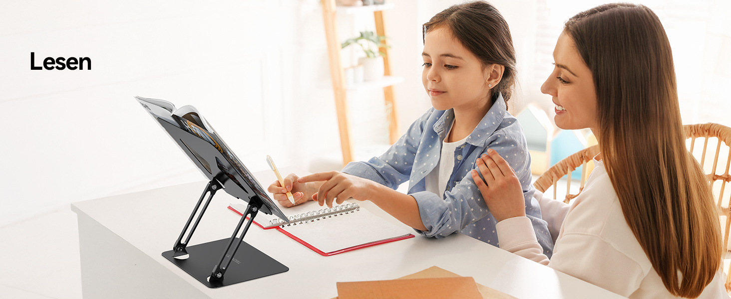 Підставка для ноутбука TECKNET, металева, регульована, 10-17.3 дюймів, чорна