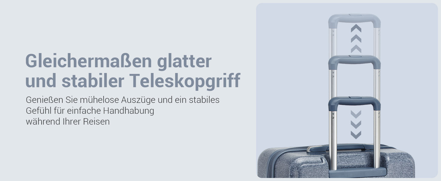 Чемодан KONO середнього розміру з жорсткою обшивкою, ABS+PC, 60L, білий/коричневий, з TSA замком