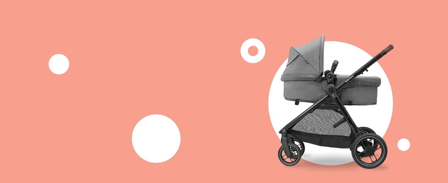 Дитяча коляска 3 в 1 Maxi-Cosi Zelia S Trio Grey з автокріслом CabrioFix S i-Size, 0-4 роки, до 22 кг, компактна, складна, з аксесуарами та пеленальною сумкою