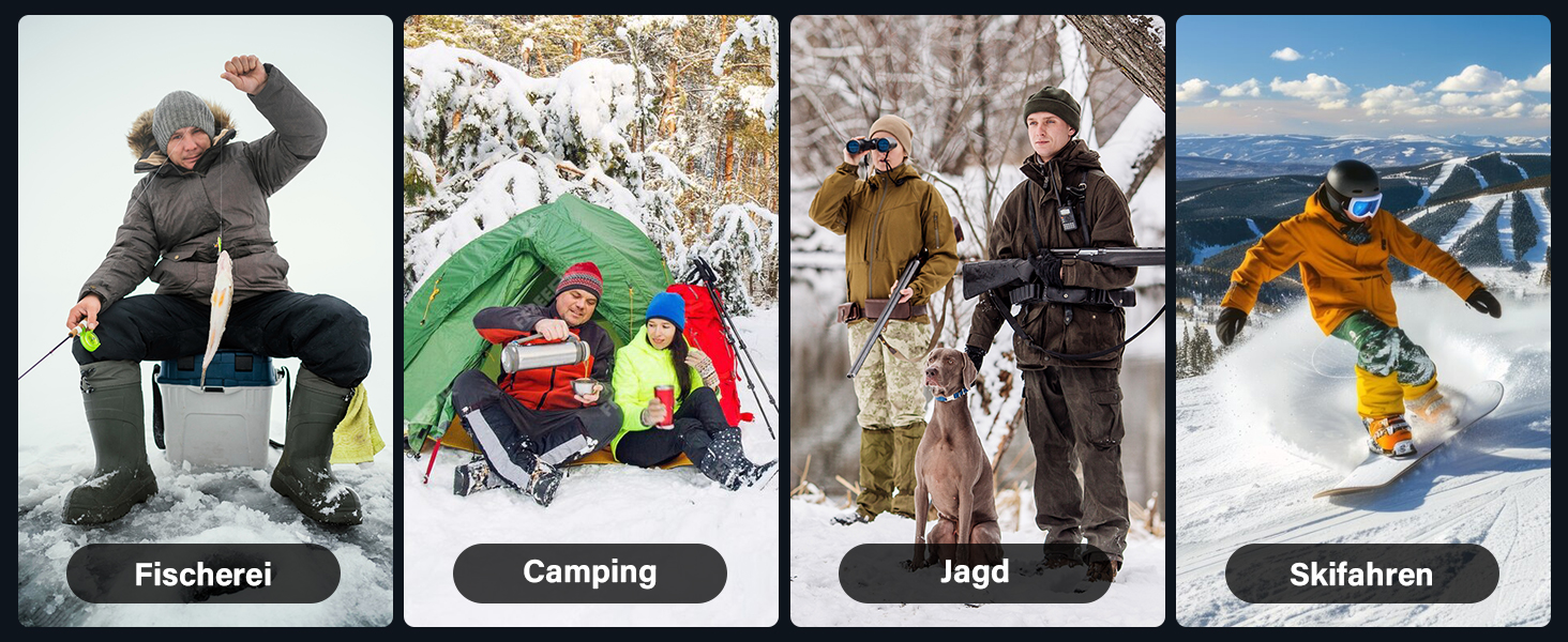 Електричні грілки для рук 2 шт., ультралегкі, перезаряджувані, портативні, 3 режими нагріву, до 24 годин, багаторазові USB грілки для рук для активного відпочинку взимку сірого кольору