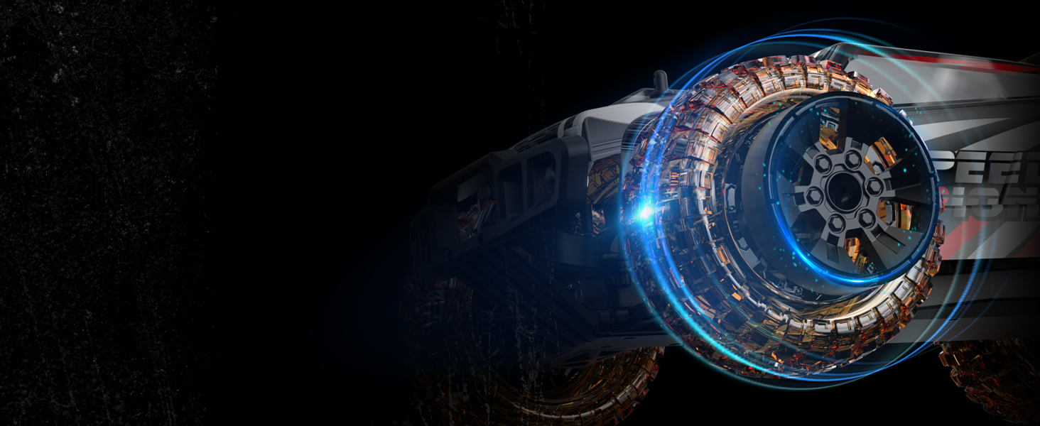 Радіокерований позашляховик DEERC 9206E 1:10 4WD, 48 км/год, 2 акумулятори, для дітей та дорослих