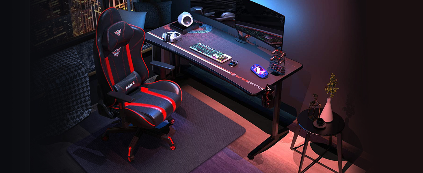 Килимок під стілець | 90x140 см | Захист для підлоги | Килимок для офісного стільця | Чорний