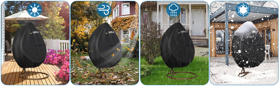 Чохол для гамака, 420D Oxford, водонепроникний, з блискавкою та шнурком, 190x115 см