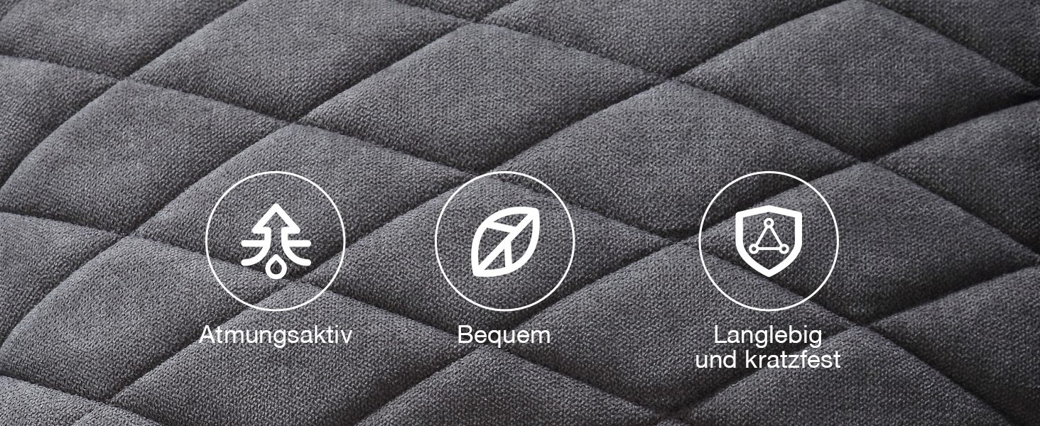 Ергономічне крісло для офісу 180 кг, комп'ютерне крісло з високою спинкою та широкою сидінням, регульовані підлокітники, для офісу, дому, геймінгу, сірий (без масажу)