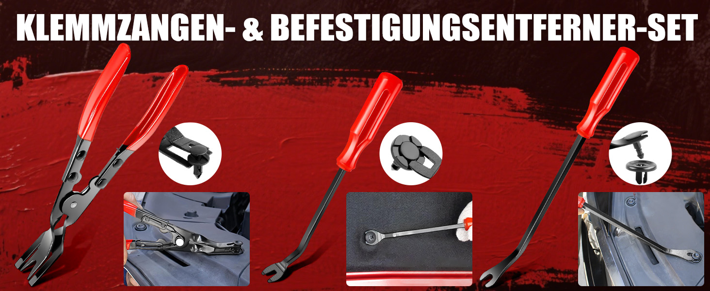 Набір інструментів Sundpey 379 предметів у кейсі з висувним ящиком, універсальний набір для дому та ремонту, червоний (132 предмети)