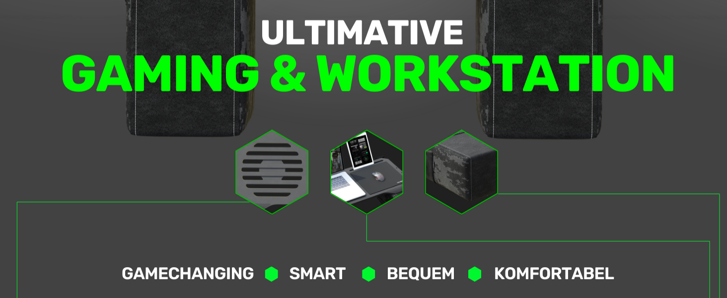 Couchmaster CYBOT: ергономічний столик для ноутбука на диван, софу та ліжко. Широкий столик для ноутбука та бездротових аксесуарів