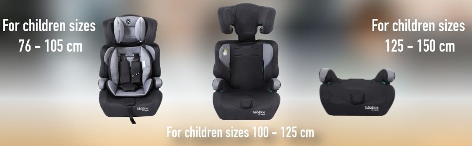 Автокрісло Kinderautositz 9-36 кг з 3-точковим ременем безпеки, регульованою підголівником, ECE R129/03, для дітей 15 місяців - 150 см