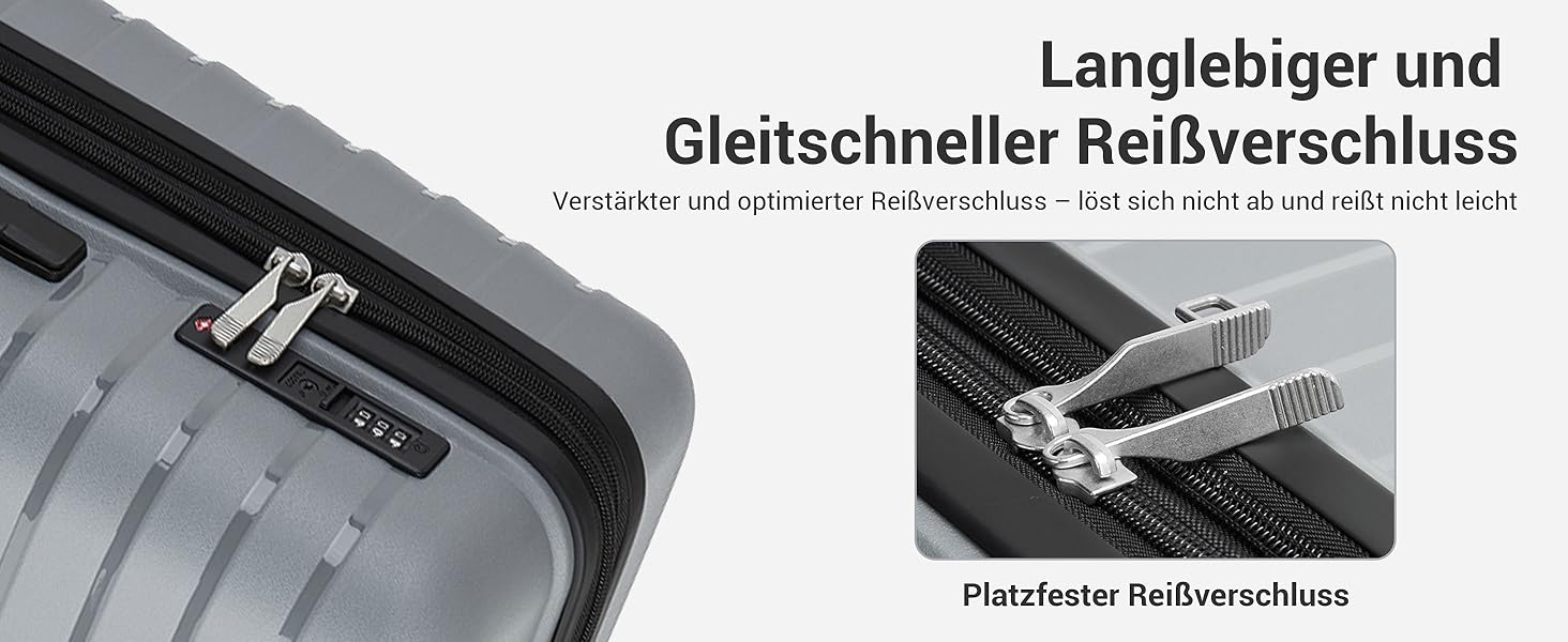 Чемодан KONO середнього розміру з жорстким корпусом, PP, з 4 колесами, розширюваний, легкий, з тримачем для напоїв та TSA замком (зелений, L)