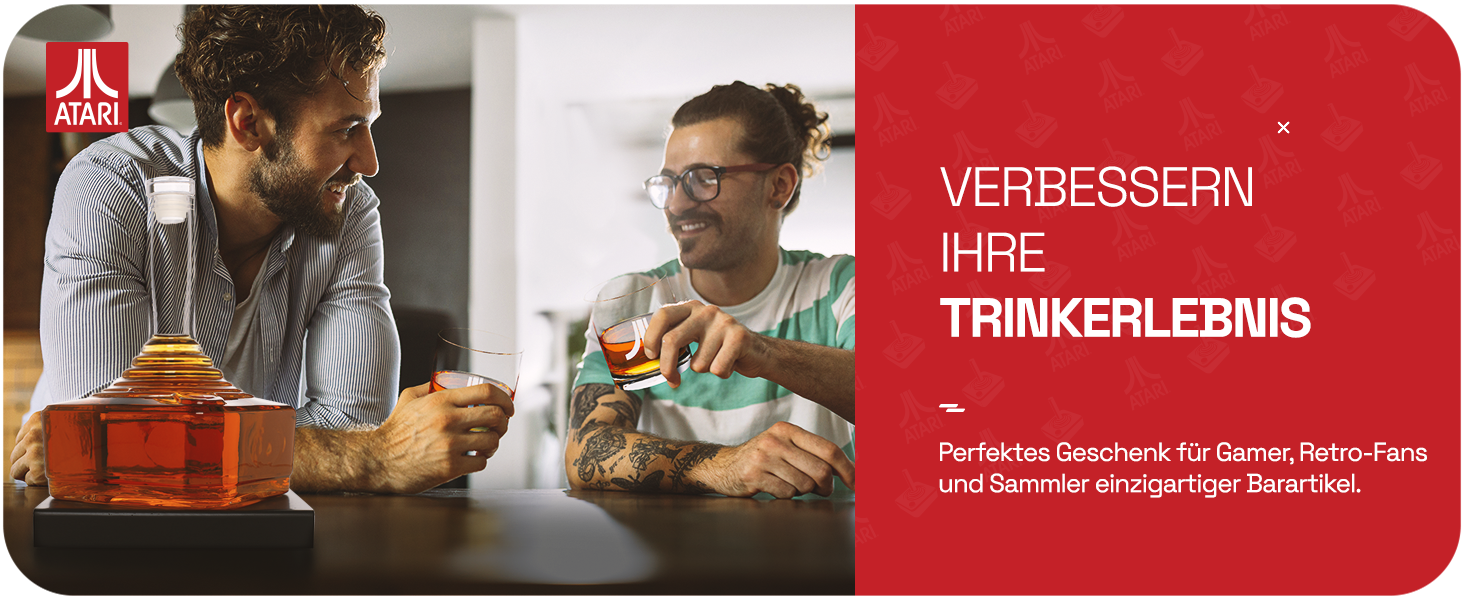 Набір для віскі Stormtrooper: декантер 750 мл та 2 келихи 300 мл, для віскі, бурбону, скотчу та джину, Thumbs Up! (Atari)