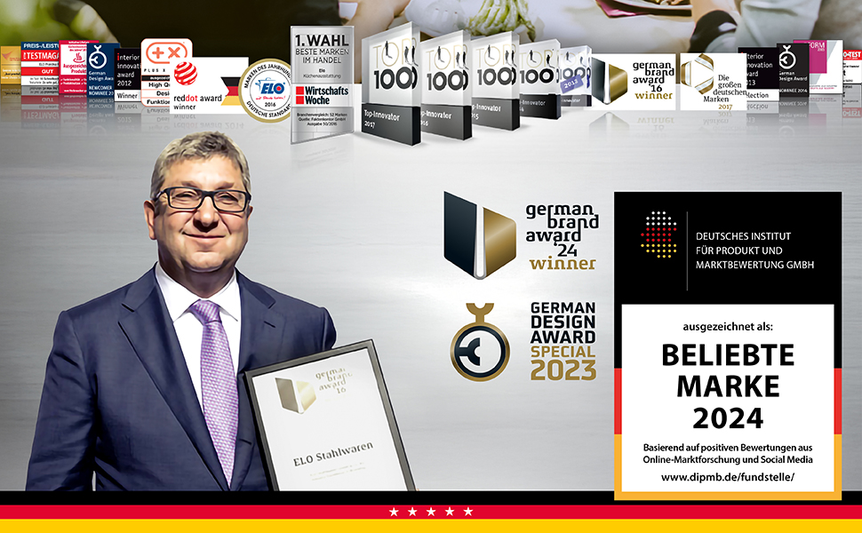 Молочник ELO Turmalin з мірною шкалою та дозатором олії, 14 см, нержавіюча сталь, індукційне дно