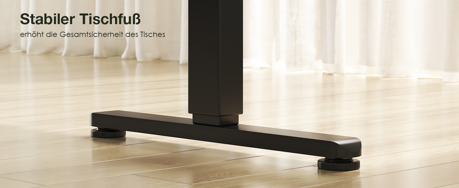 Електричний стіл OffiGo, 100x50 см, з підставкою для клавіатури, 3 режими пам'яті, для роботи та навчання, білий