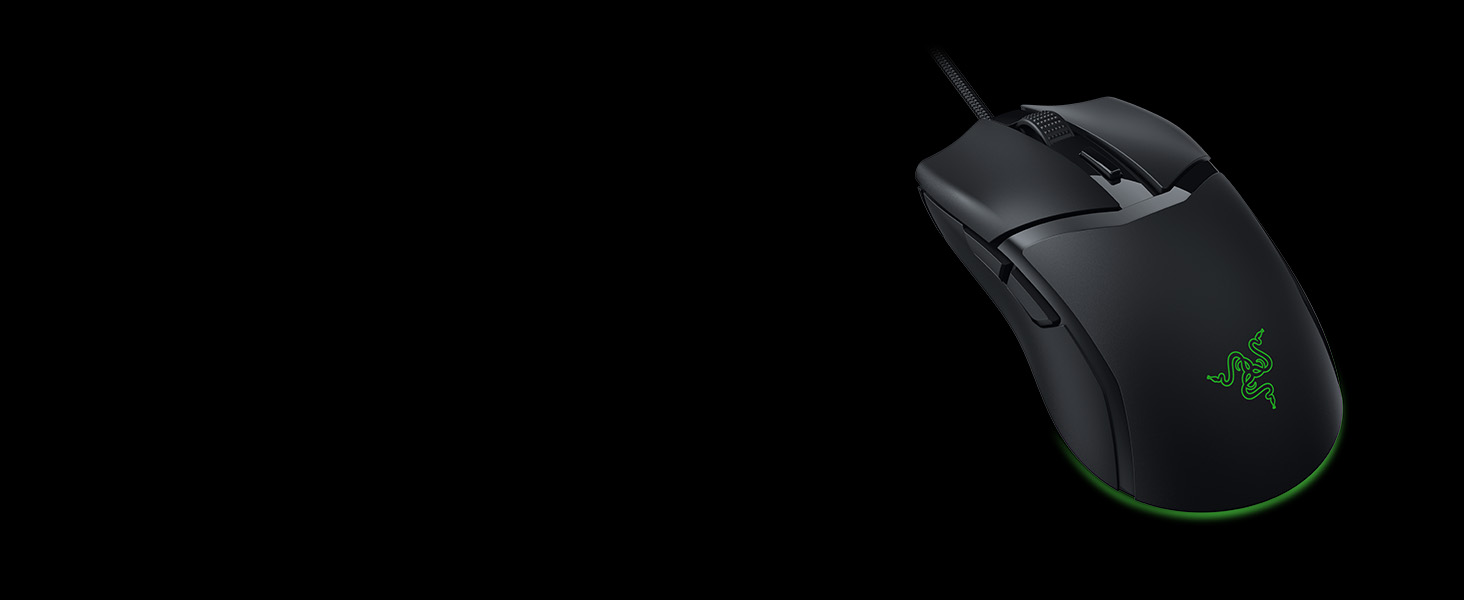Ігрова миша Razer Cobra — легка дротова миша з Chroma RGB, оптичними перемикачами 3-го покоління, вага 57 г, чорна