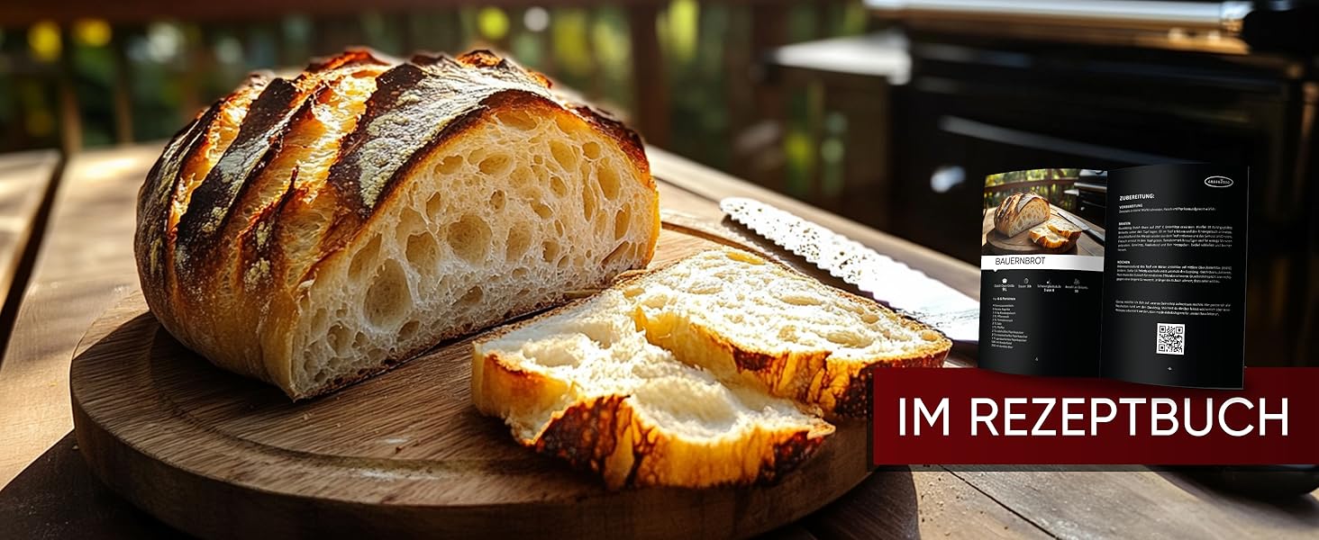 Нідерландський горщик 2в1 з чавуну 4.8л & сковорода з чавуну 1.8л - Набір нідерландського горщика з подвійною функцією - з кулінарною книгою та аксесуарами для барбекю, кемпінгу та кухні - 30 років гарантії (2в1 сковорода)