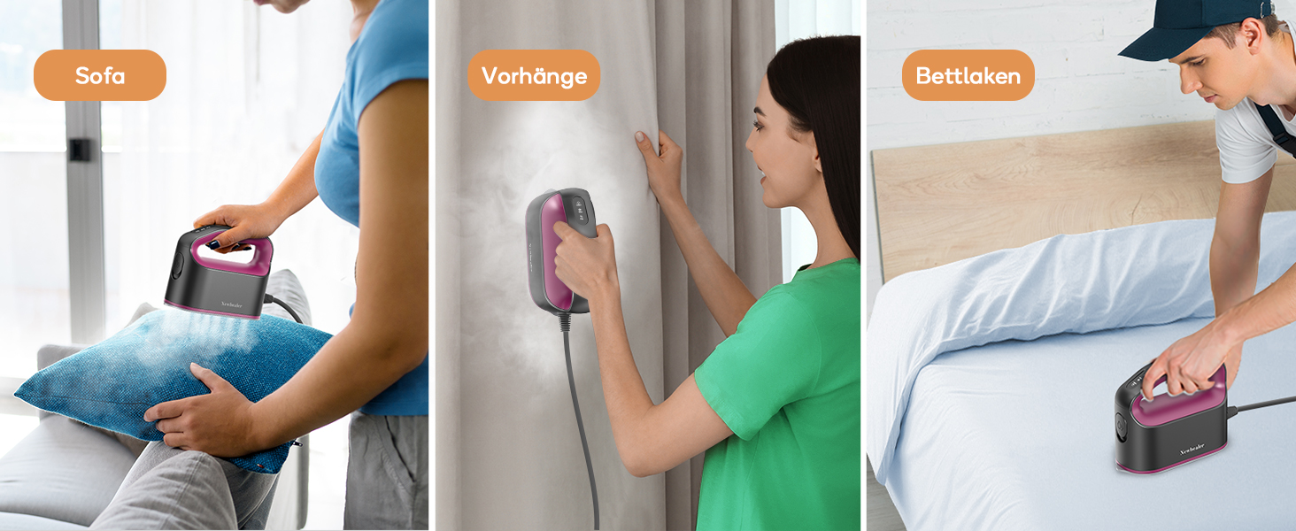 Праска Newbealer: компактна туристична праска, 1200W, 3 режими, швидкий нагрів 45с, зелений/пісочний колір