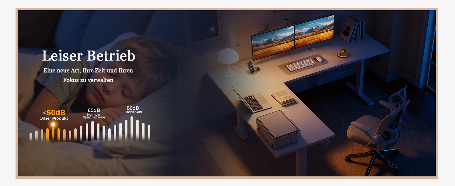 Електричний кутовий стіл Klicelor з регулюванням висоти, 190 x 155 см. 3 функції пам'яті, антиколізійна технологія, ергономічний комп'ютерний стіл, білий