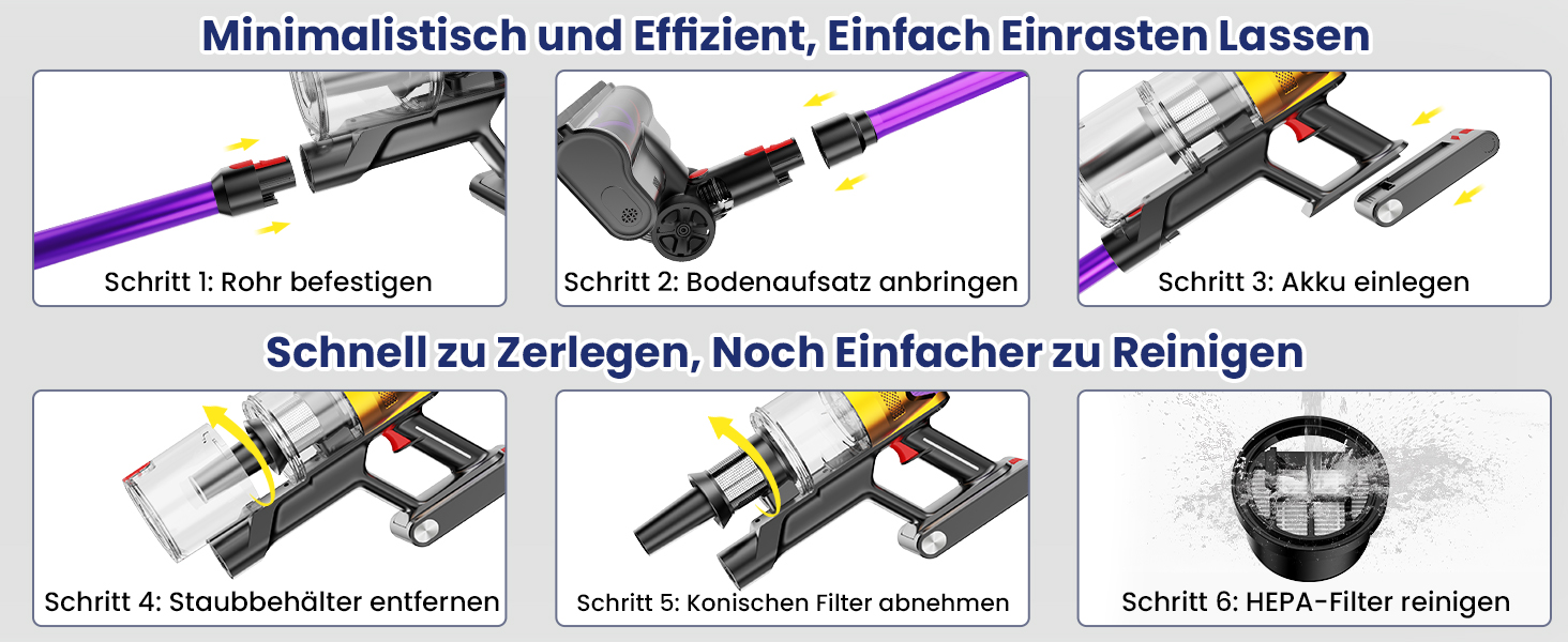 Бездротовий пилосос Linkfly A12 з функцією миття підлоги, 8-в-1, 48Kpa, 550W, 70Min, сенсорний екран, контейнер 1,5L, док-станція для стін, підходить для килимів/авто/шерсті домашніх тварин, фіолетовий
